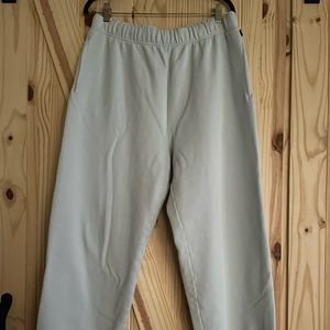 TNA Baby Blue Pure Fleece Boyfriend Fit Sweatpants